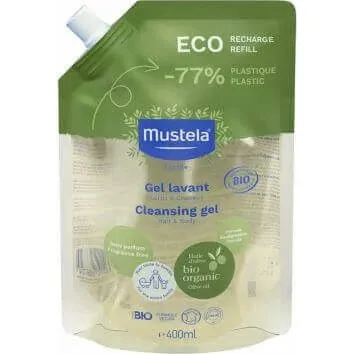 Mustela Gel Detergente Eco-refill Bio Corpo e Capelli 400 ml