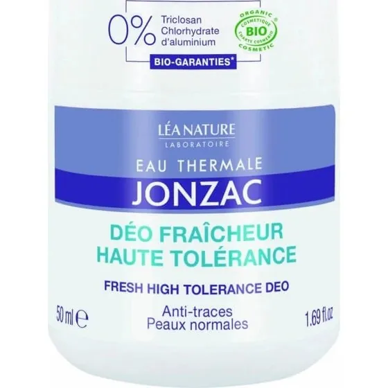 Eau Thermale Jonzac Deodorante Freschezza 24h Alta Tolleranza 50 ml
