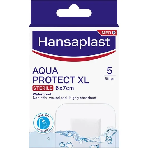 Hansaplast Aqua Protect XL Cerotti Impermeabili 6x7cm, 5 pezzi
