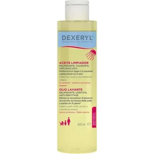DEXERYL Olio Lavante Pelle Secca e Atopica Viso e Corpo 200 ml
