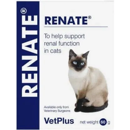 VetPlus Renate Cat - Integratore di Supporto Renale per Gatti, 30 Buste