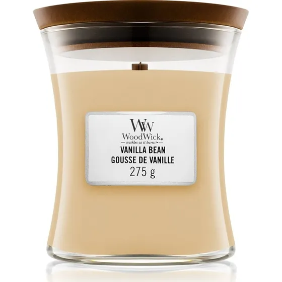 WoodWick Candela a Clessidra Vanilla Bean 275g