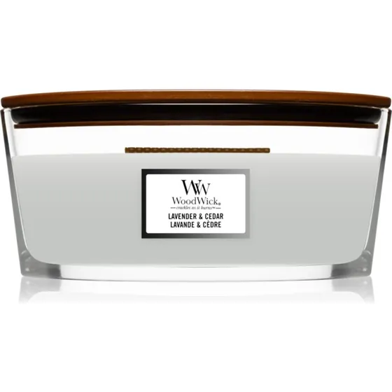 WoodWick Core Lavender & Cedar Candela Ellittica