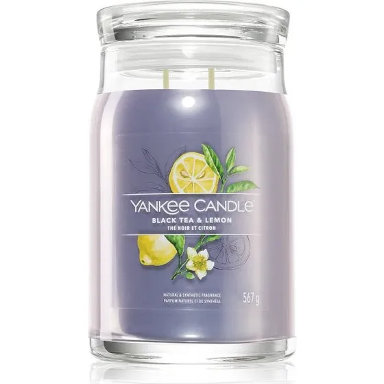 Yankee Candle Black Tea & Lemon Signature Grande 567g