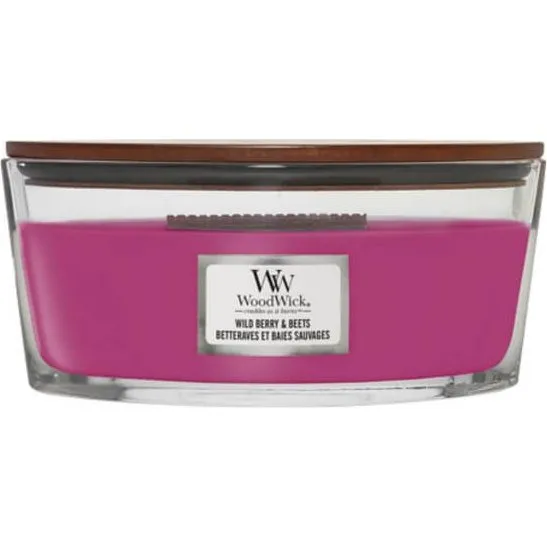WoodWick Candela Ellipse Frutti di Bosco e Barbabietole