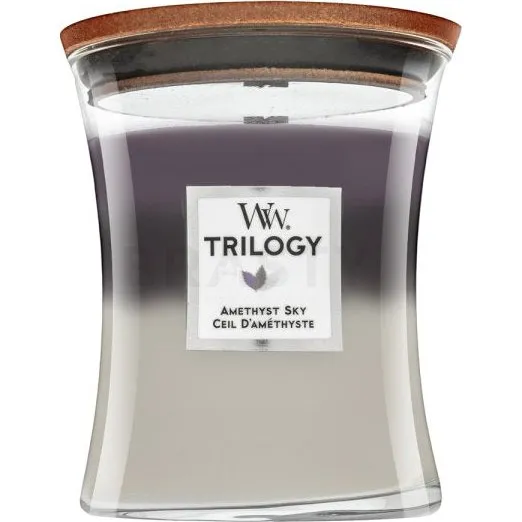 WoodWick Amethyst Sky Candela Profumata Trilogy