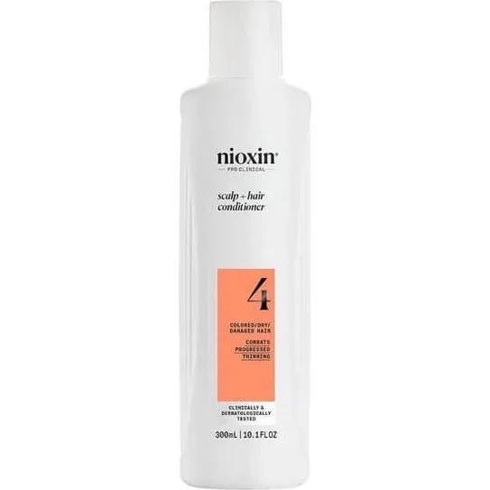 Nioxin System 4 Balsamo per Capelli Colorati e Diradamento 300 ml