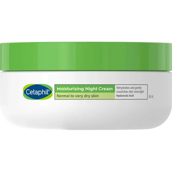 Cetaphil Crema Viso Idratante Notte con Acido Ialuronico 48ml