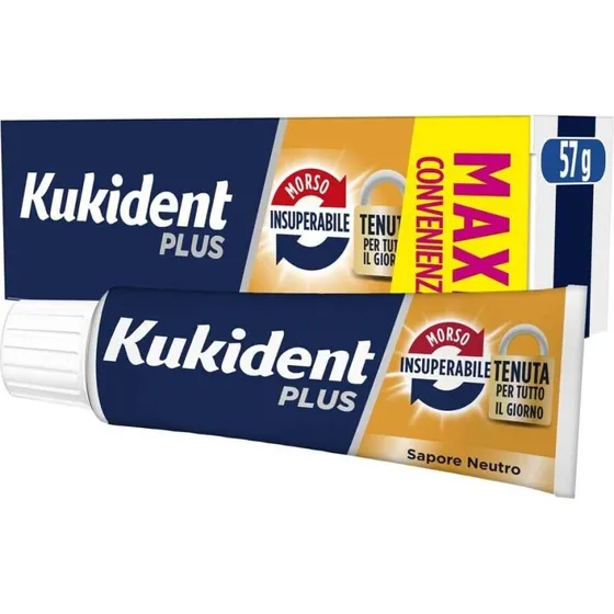 Kukident Plus Morso Insuperabile Crema Adesiva 57 g