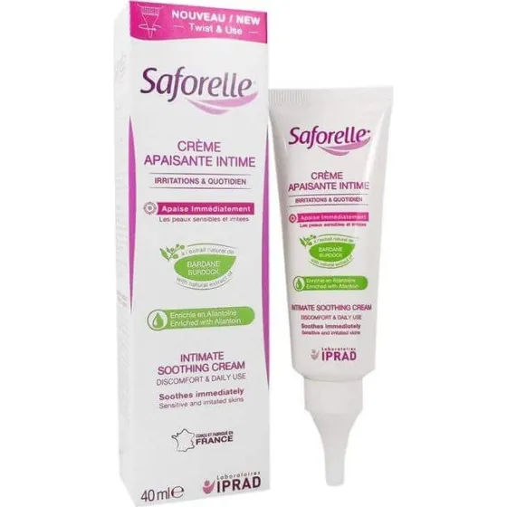 Saforelle Crema Lenitiva alla Bardana e Allantoina, 40 ml