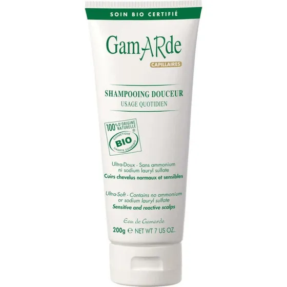Gamarde Shampoo Delicato Bio Naturale per Uso Quotidiano, 200 g