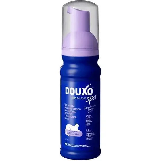 Douxo Skin & Coat SPA Mousse Detergente per Gatti, 150 ml