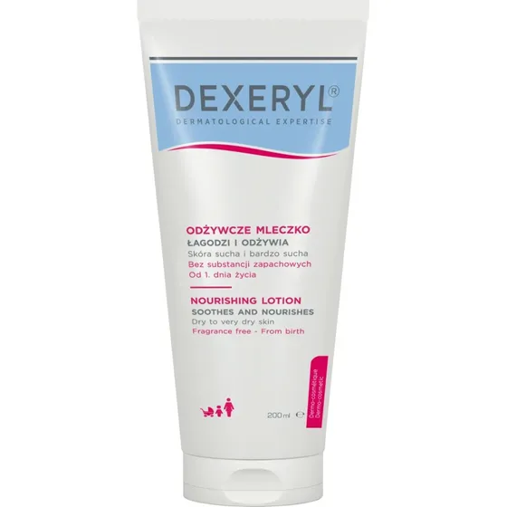 Dexeryl Emulsione Fluida Nutriente per Pelli Secche e Molto Secche, 200ml