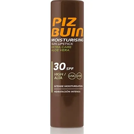 Piz Buin Balsamo Labbra Aloe Vera SPF 30, 4,9 g