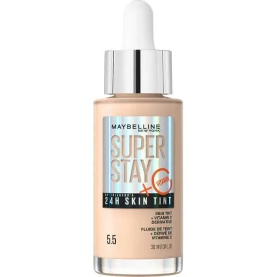 Maybelline Super Stay 24h Skin Tint con Vitamina C, 5.5, 30 ml