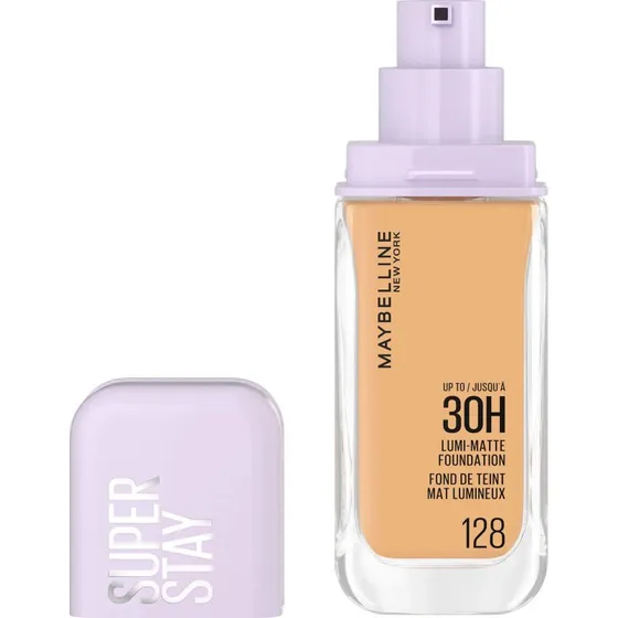 Maybelline Fondotinta Superstay 30h Lumi Matte, 128, 35ml