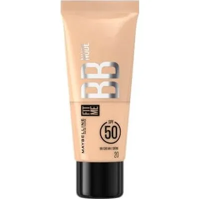 Maybelline Fit Me BB Cream SPF 50 Nude 20, 30 ml