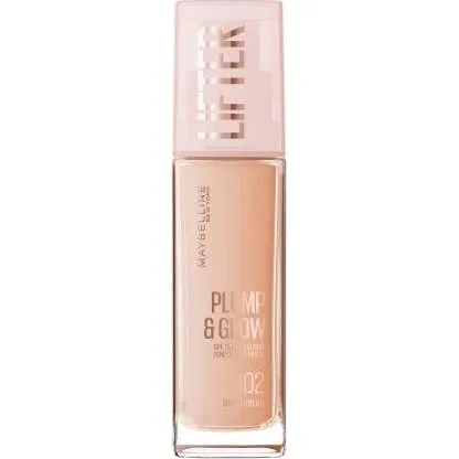 Maybelline Lifter Plump & Glow Fondotinta Illuminante 102