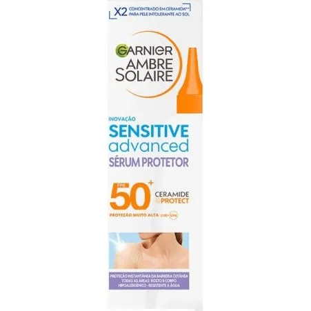 Garnier Ambre Solaire Advanced Sensitive Siero Protettivo SPF50+ 125ml