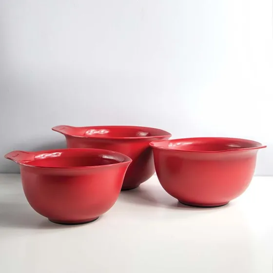 KitchenAid Set di 3 Ciotole Empire Red