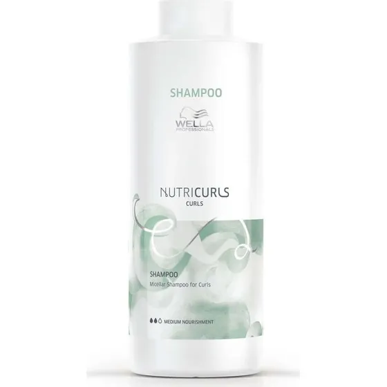 Wella Professionals NutriCurls Shampoo Micellare per Ricci, 1000 ml