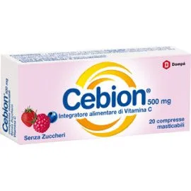Cebion Vitamina C Masticabile Senza Zucchero 20 Compresse