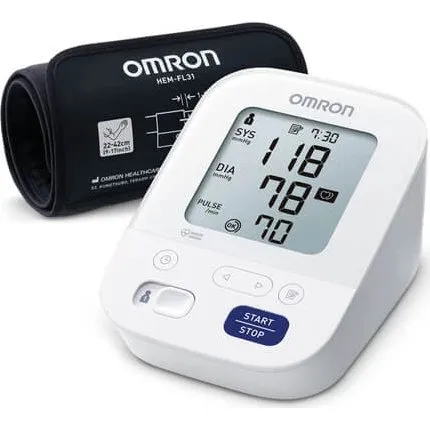 Omron M3 Comfort Misuratore di Pressione da Braccio con Intelli Wrap