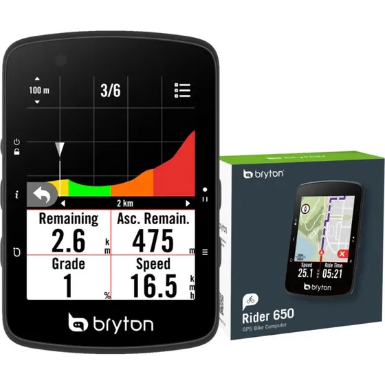 Bryton Rider 650 E GPS Ciclocomputer