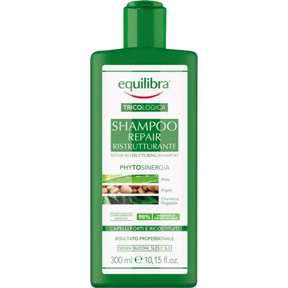 Equilibra Shampoo Riparatore Ristrutturante per Capelli