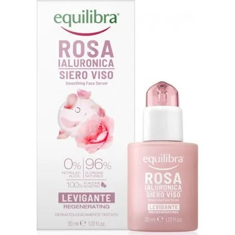 Equilibra Rosa Ialuronica Siero Viso Levigante 30 ml