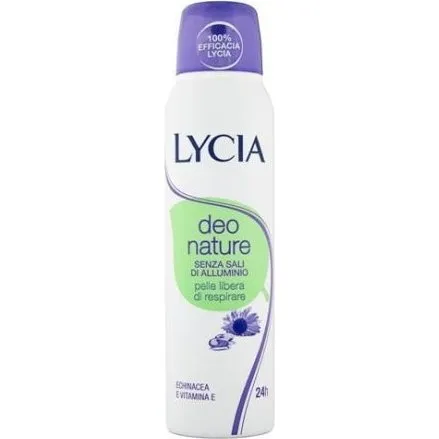Lycia Deo Nature Spray Anti Odorante Cetriolo e Tè Verde 150 ml