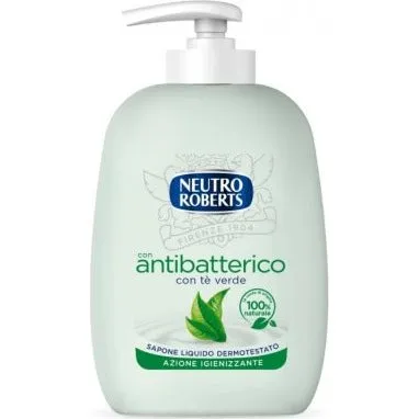 Neutro Roberts Sapone Liquido Antibatterico al Tè Verde 200 ml
