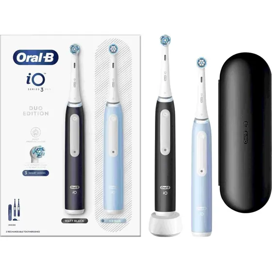 Oral-B iO 3 Black & Blue Set Spazzolino Elettrico Duo