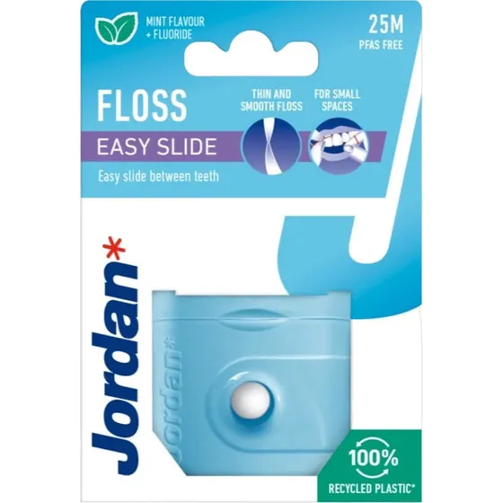 Jordan Easy Slide Filo Interdentale con Fluoro, 25m