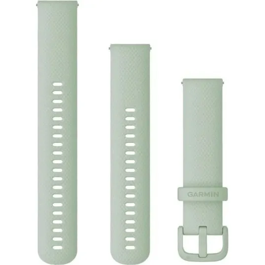Cinturino Garmin 20 mm in Silicone Verde - Quick Release