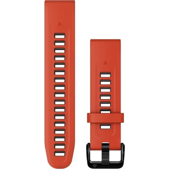 Cinturino Garmin QuickFit® 20 in Silicone Rosso per Fenix S