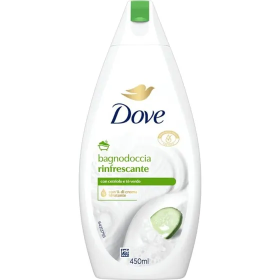 Dove Gel Doccia Rinfrescante Cetriolo e Tè Verde 450 ml