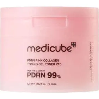 Medicube PDRN Pink Collagen Toning Gel Pad - 70 Dischi