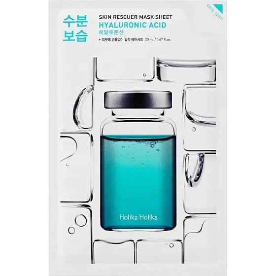 Holika Holika Skin Rescuer Maschera Idratante all'Acido Ialuronico 20ml