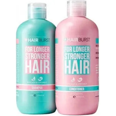Hairburst Set Shampoo e Balsamo per Crescita Capelli, 2 x 350 ml