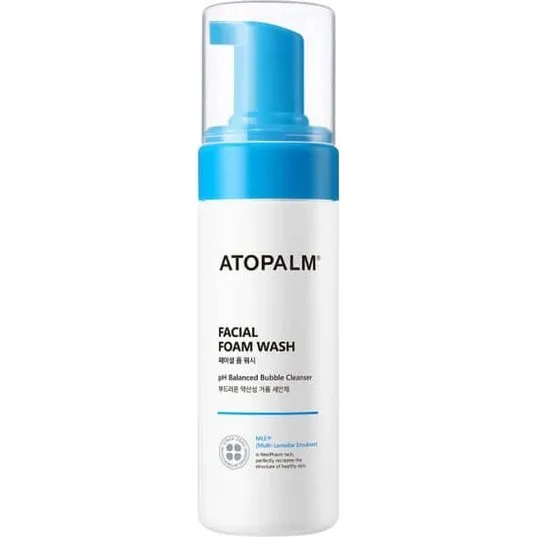 Atopalm Schiuma Detergente Viso MLE per Pelli Sensibili e Secche 150 ml