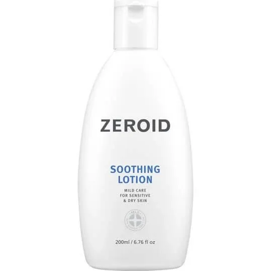 Zeroid Lozione Lenitiva per Pelle Secca e Sensibile, 200 ml