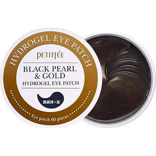 Petitfee Black Pearl & Gold Hydrogel Eye Patch - 60 pezzi