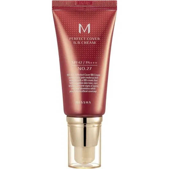 Missha M Perfect Cover BB Cream SPF42 n. 27 Honey Beige, 50 ml