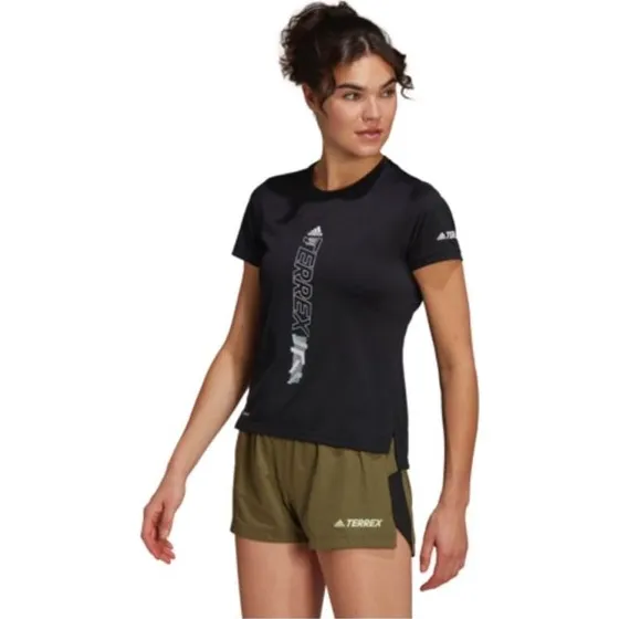 adidas Agravic T-Shirt Donna - Traspirante per Trail Running