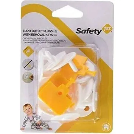 Safety 1st Protezioni per Prese con Chiave, 12 Pezzi