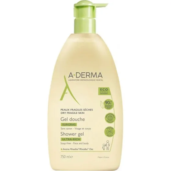 A-Derma Les Indispensables Gel Doccia Surgras 750ml