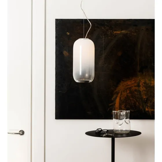 Artemide Gople Mini Lampada a Sospensione Bianco/Bianco