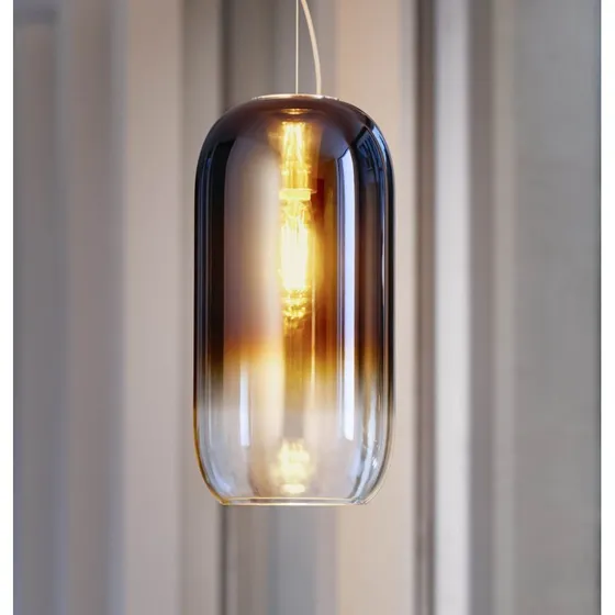 Artemide Gople Lampada a Sospensione Blu/Nero