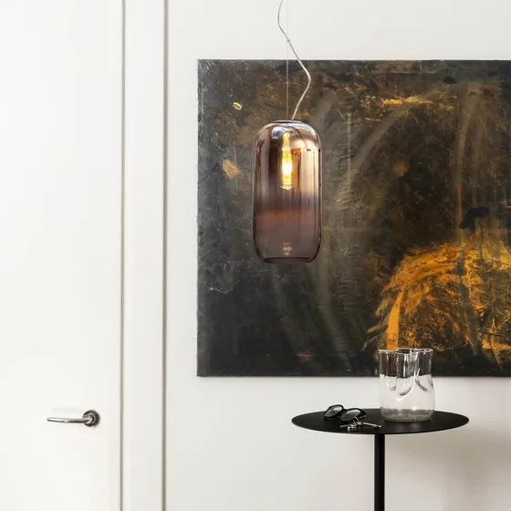 Artemide Gople Lampada a Sospensione Bronzo/Nero